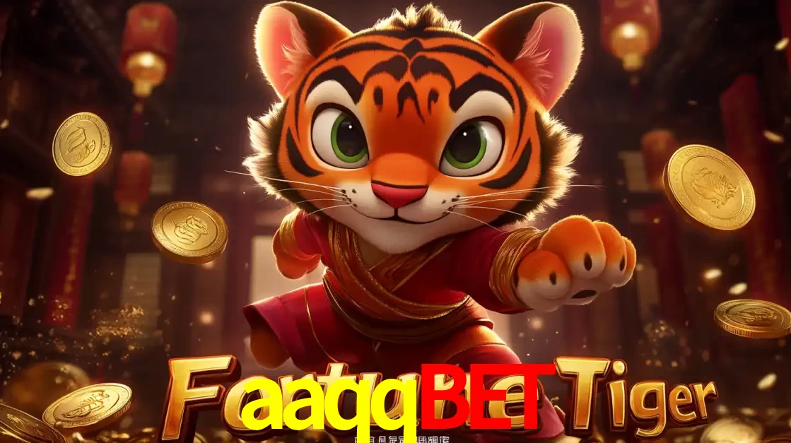 O carismático mascote do jogo de slot Fortune Tiger, um tigre fofo em pose de artes marciais, pronto para trazer sorte e multiplicadores de ganhos no cassino online aaqqbet.